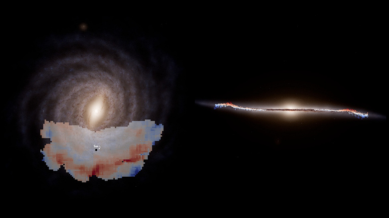 Европейское космическое агентство открыло «великую волну», проходящую через Млечный Путь